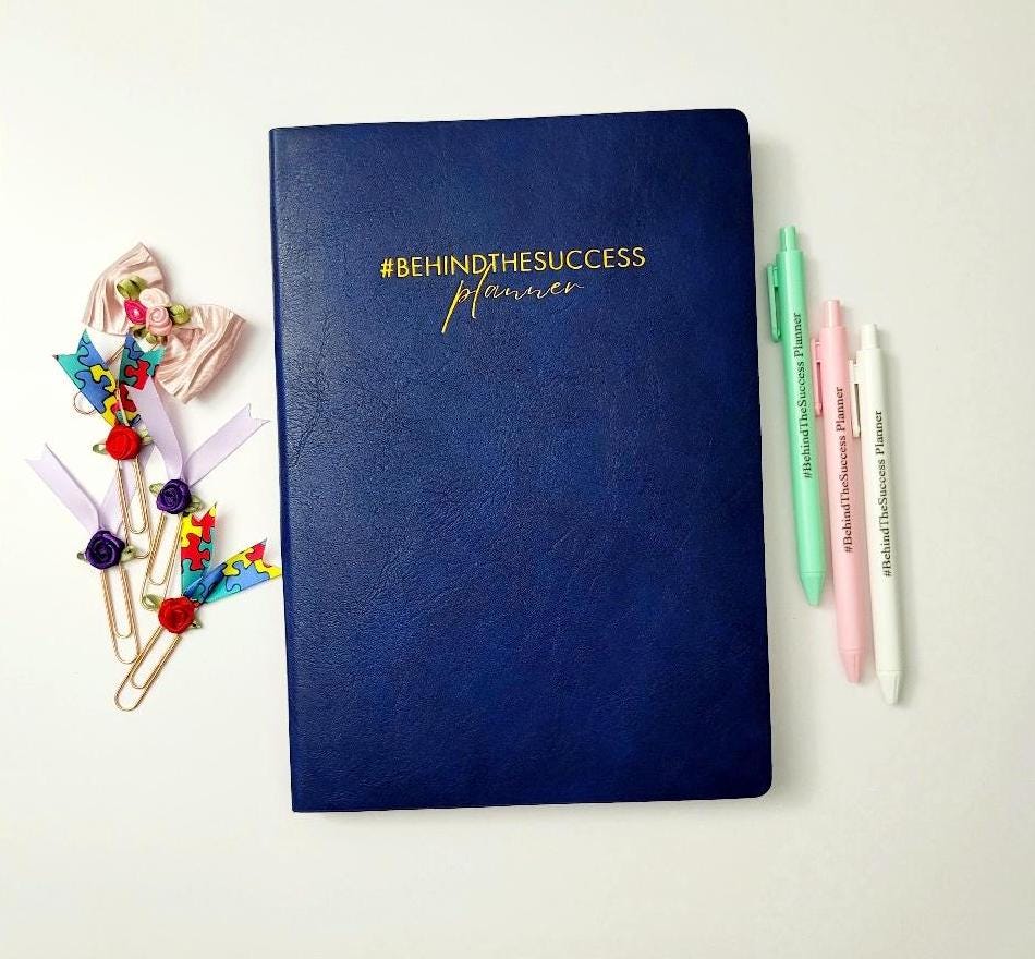 #BehindTheSuccess Planner - Undated - Weekly - Classic Blue