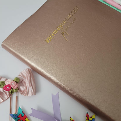 #BehindTheSuccess Planner - Undated  - Weekly - Blush Pink