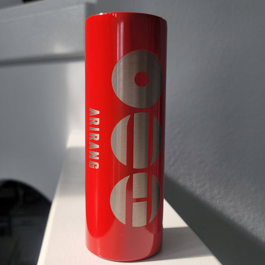 Red  BTS Arirang Tumbler (Fan made)