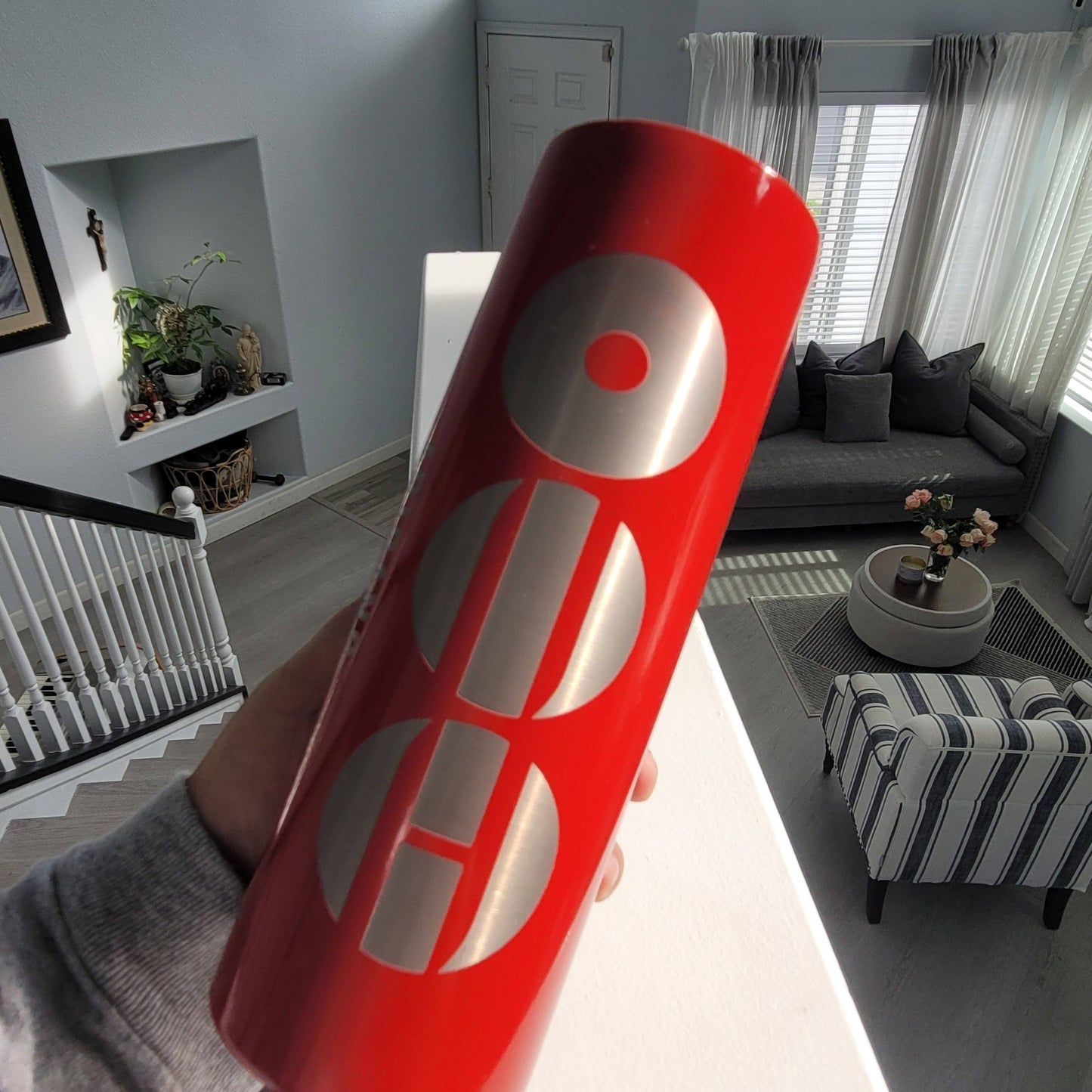 Red  BTS Arirang Tumbler (Fan made)