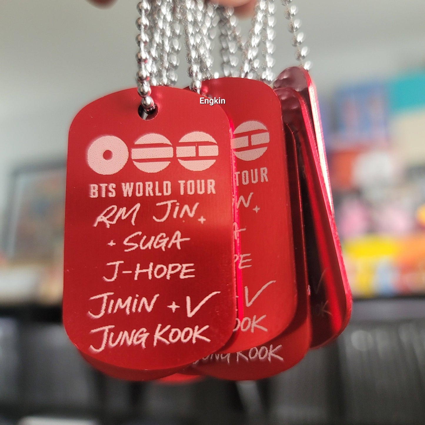 BTS Arirang Army Red Tag (Fan Made)
