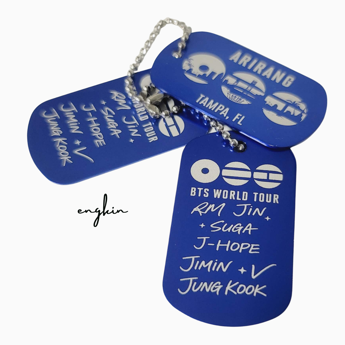 Blue - Arirang Army Tag (Fan Made)