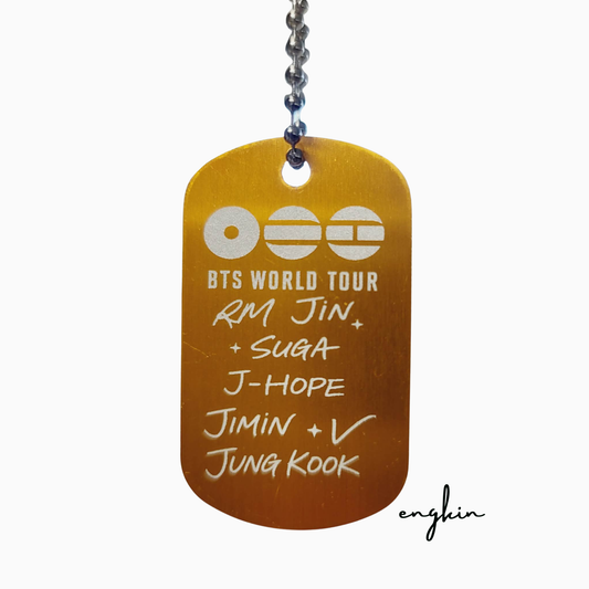 Gold - BTS Arirang Army Tag (Fan Made)