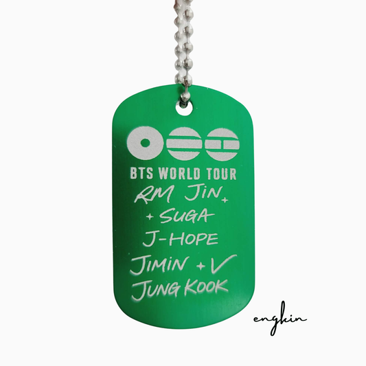 Green - BTS Arirang Army Tag (Fan Made)