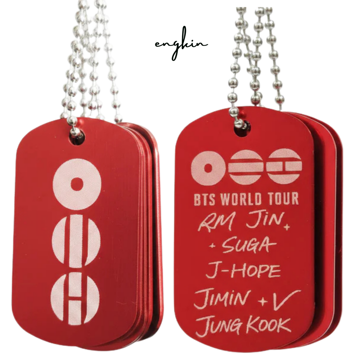 Red - Arirang Army Tag (Fan Made)
