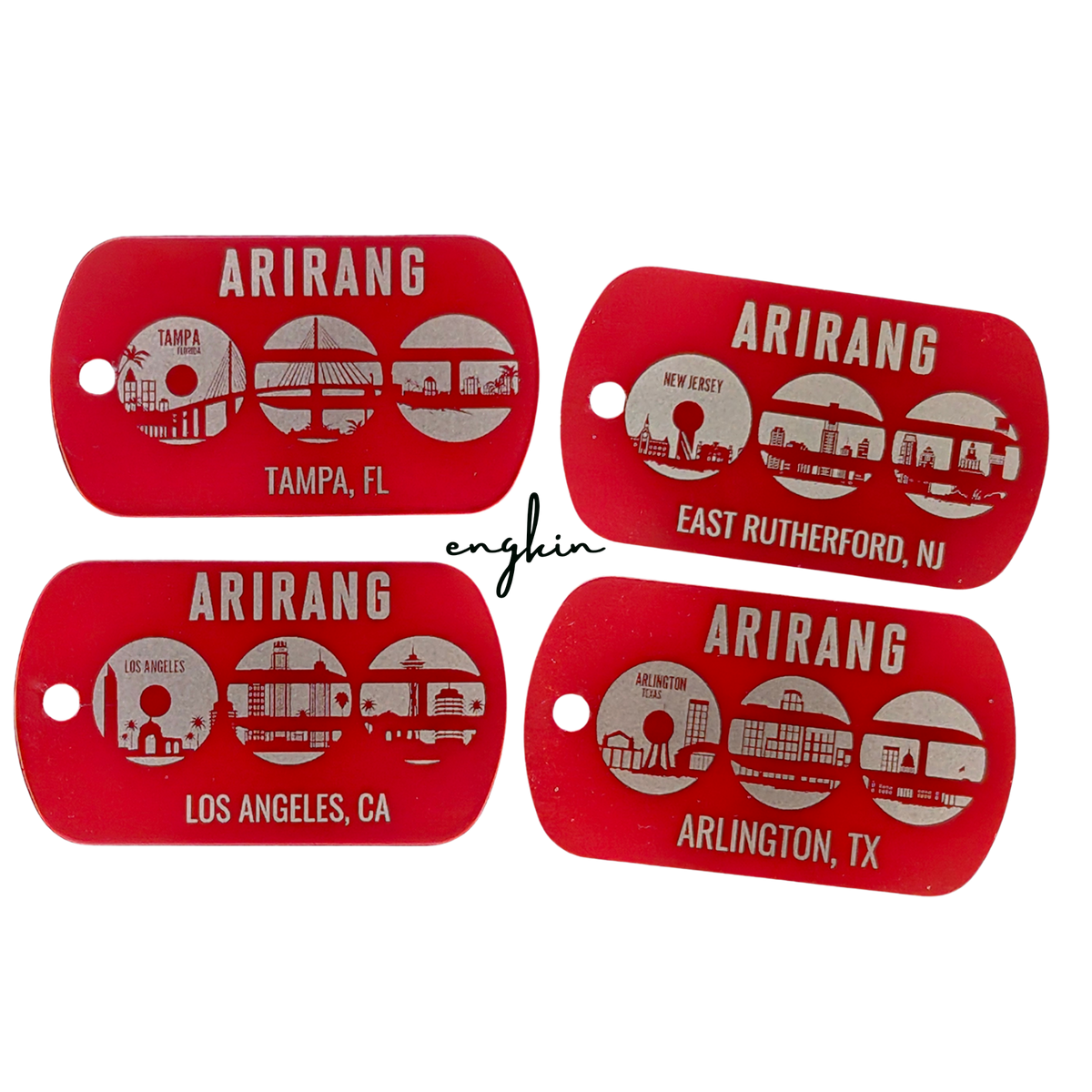 Red - Arirang Army Tag (Fan Made)
