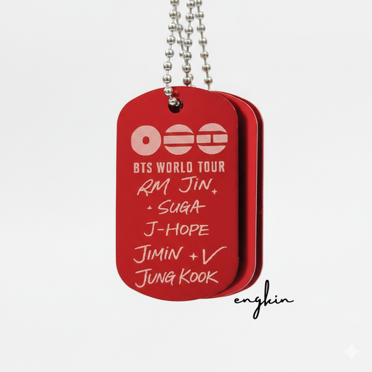 BTS Arirang Army Red Tag (Fan Made)