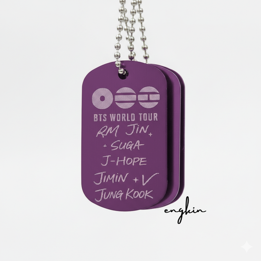 BTS Arirang Army Purple Tag (Fan Made)