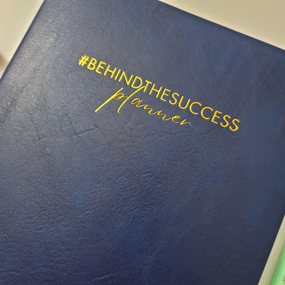 #BehindTheSuccess Planner - Undated  - Weekly - Classic Blue