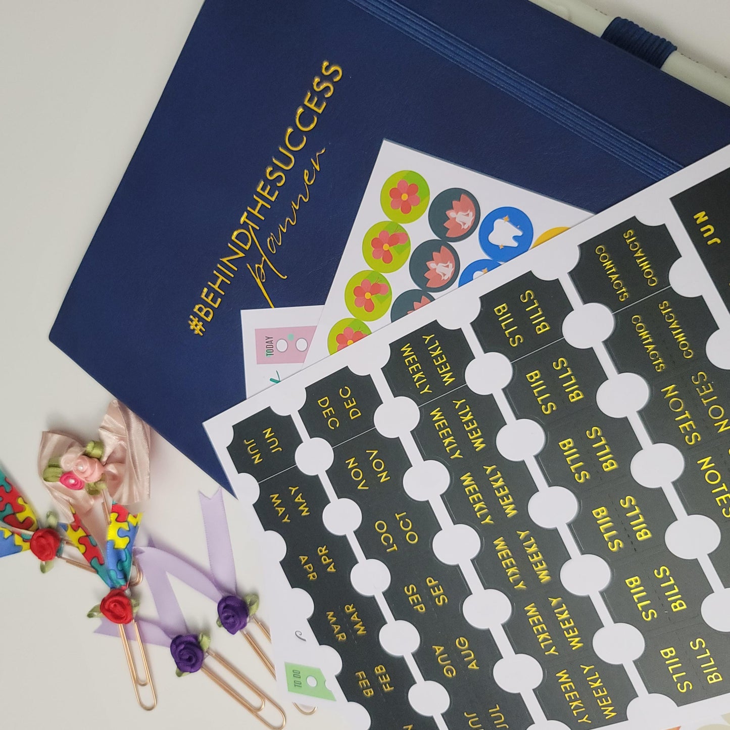 #BehindTheSuccess Planner - Undated  - Weekly - Classic Blue