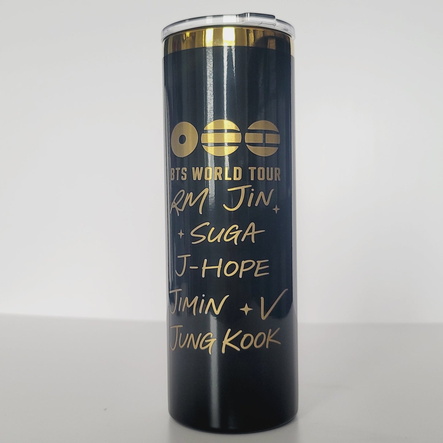 Black & Gold BTS Arirang Tumbler (Fan made)