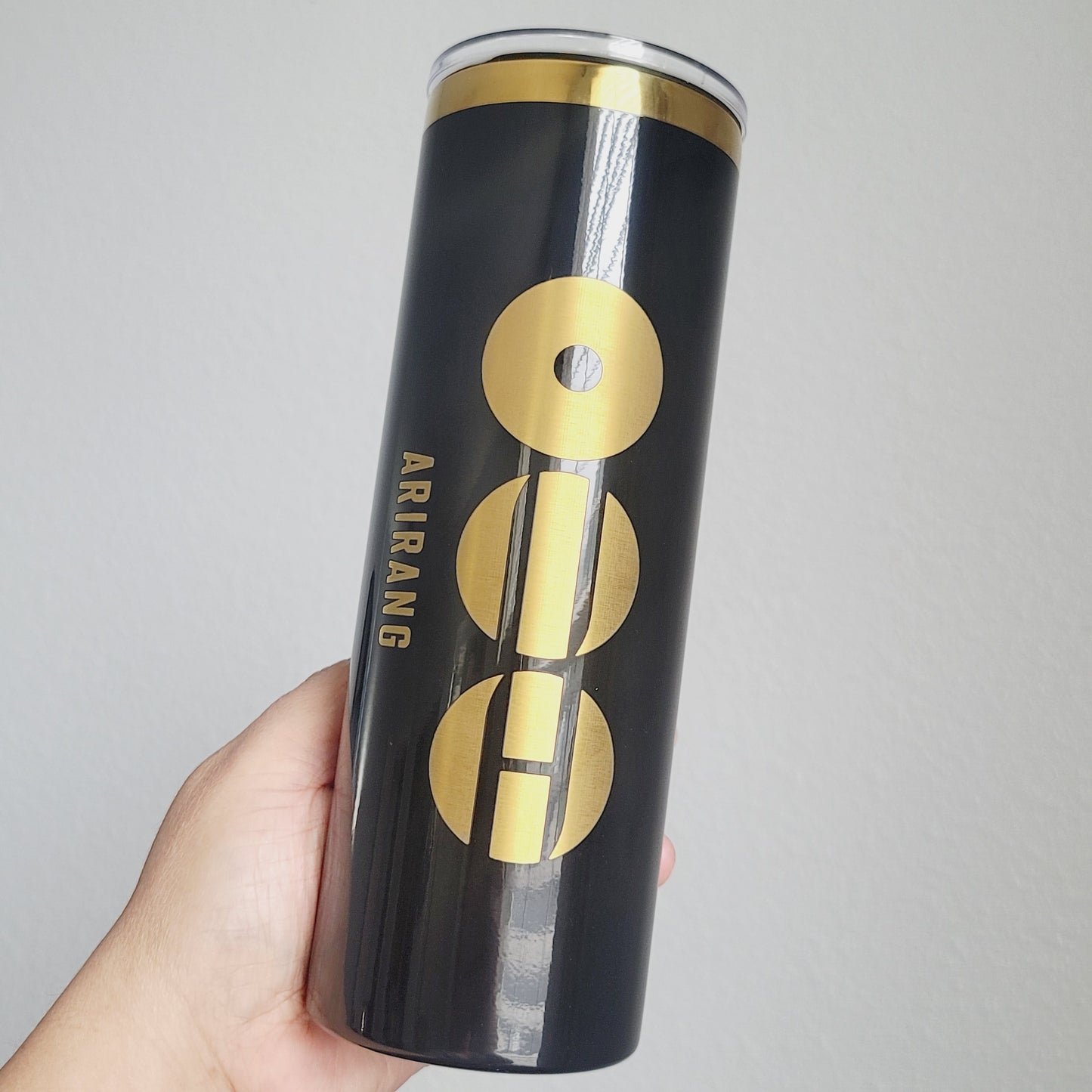 Black & Gold BTS Arirang Tumbler (Fan made)