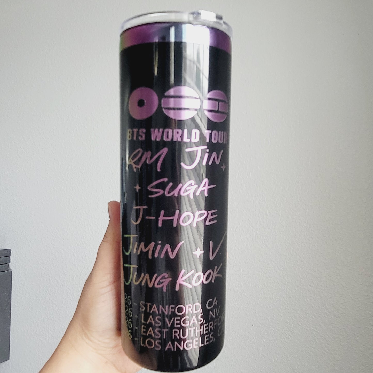 Rainbow BTS Arirang Tumbler (Fan made)