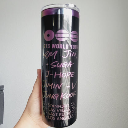 Rainbow BTS Arirang Tumbler (Fan made)